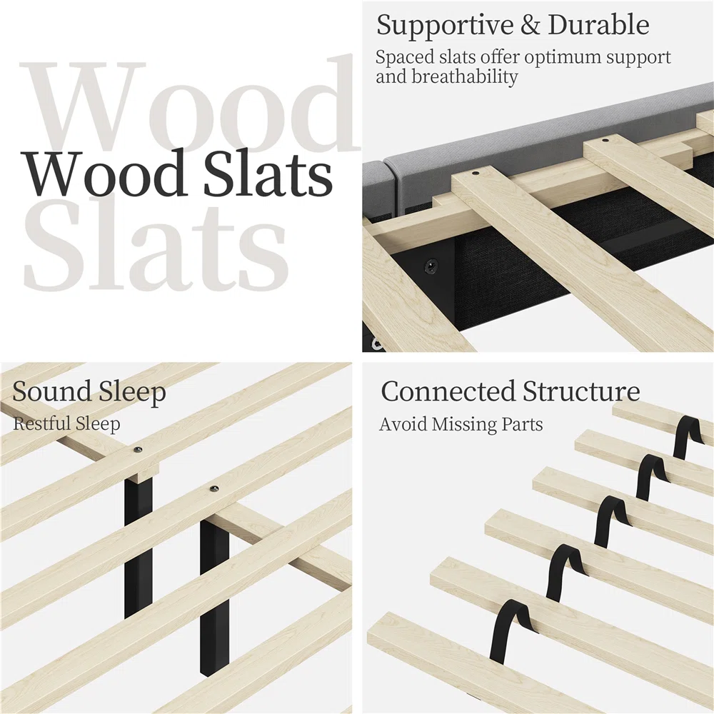 althea velvet wingback queen platform bed