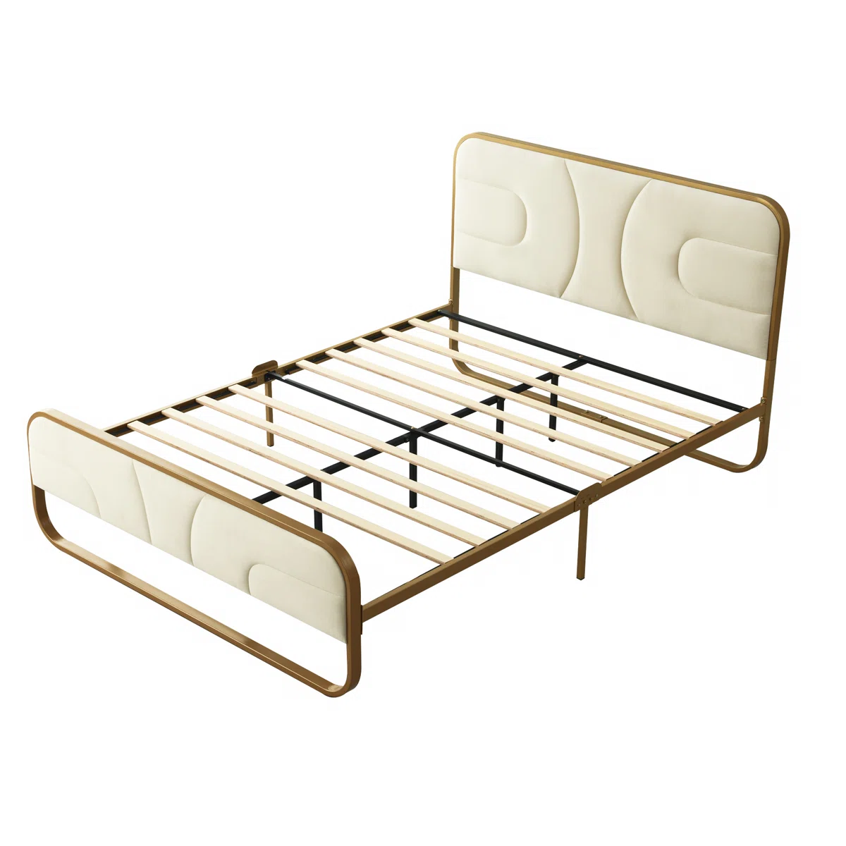 amara velvet tufted platform bed queen beige