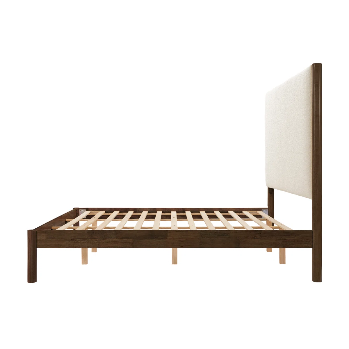 Ardin King Bouclé Headboard Bed