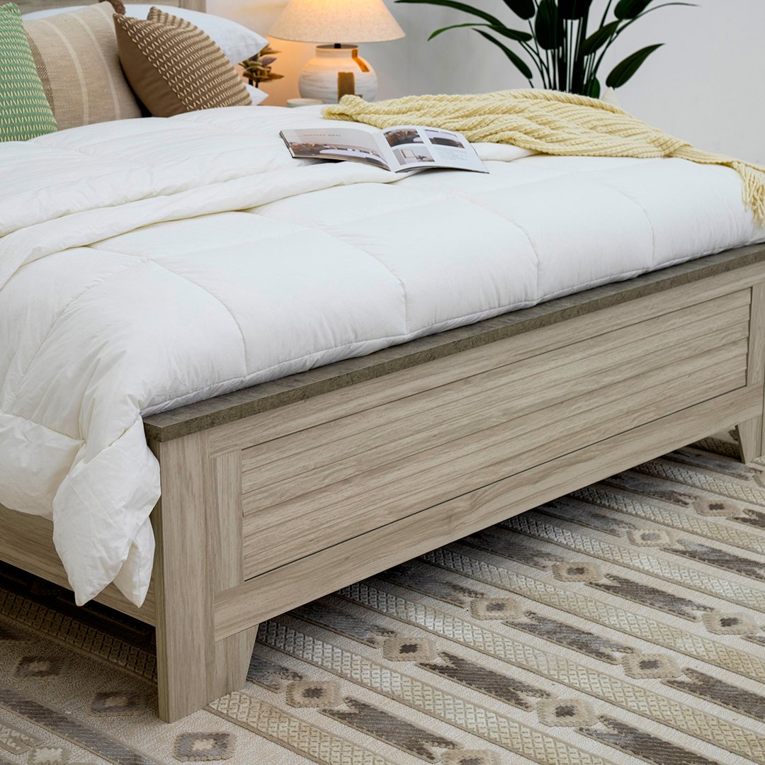 elegance premium chipboard bed with 200x180cm mattress size