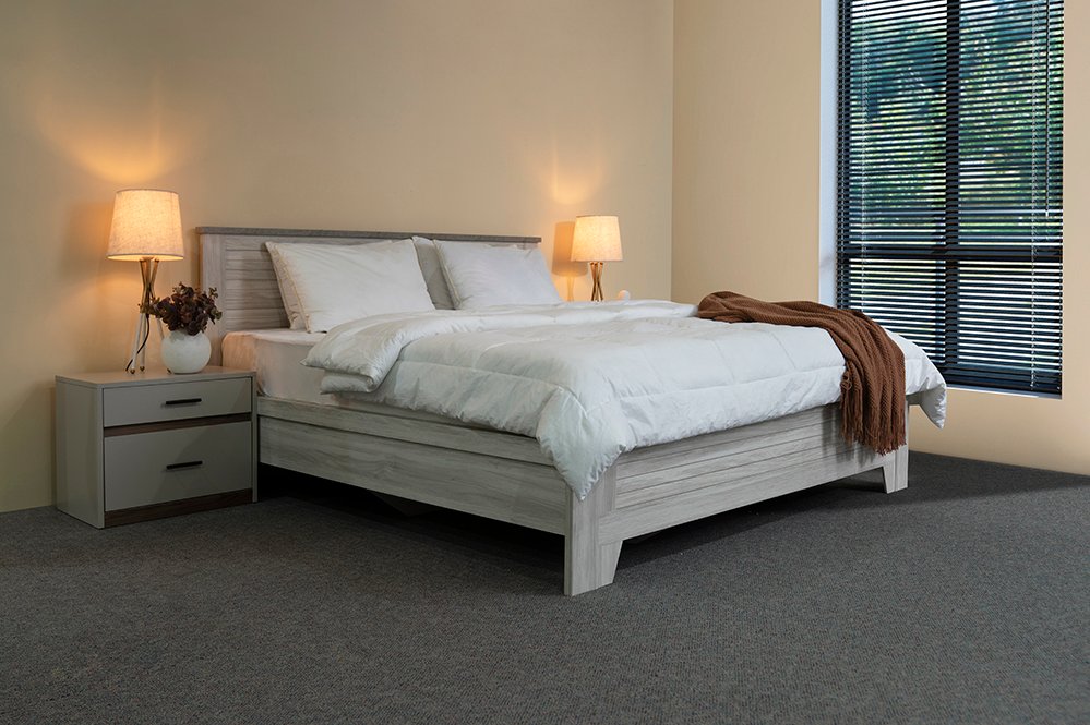 elegance premium chipboard bed with 200x180cm mattress size