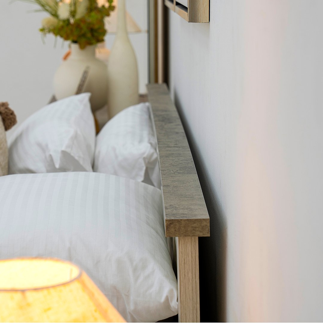 elegance premium chipboard bed with 200x180cm mattress size