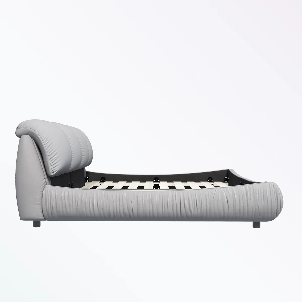 elysian oversized upholstered king platform bed