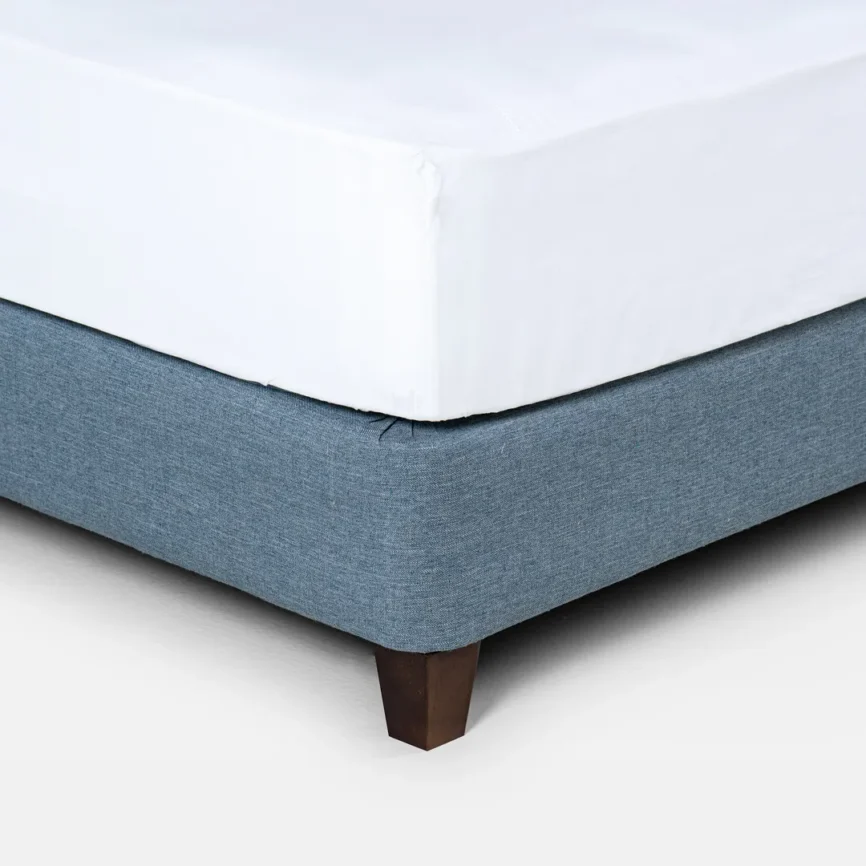 mitton classic tufted upholstered single bed linen with solid wood frame