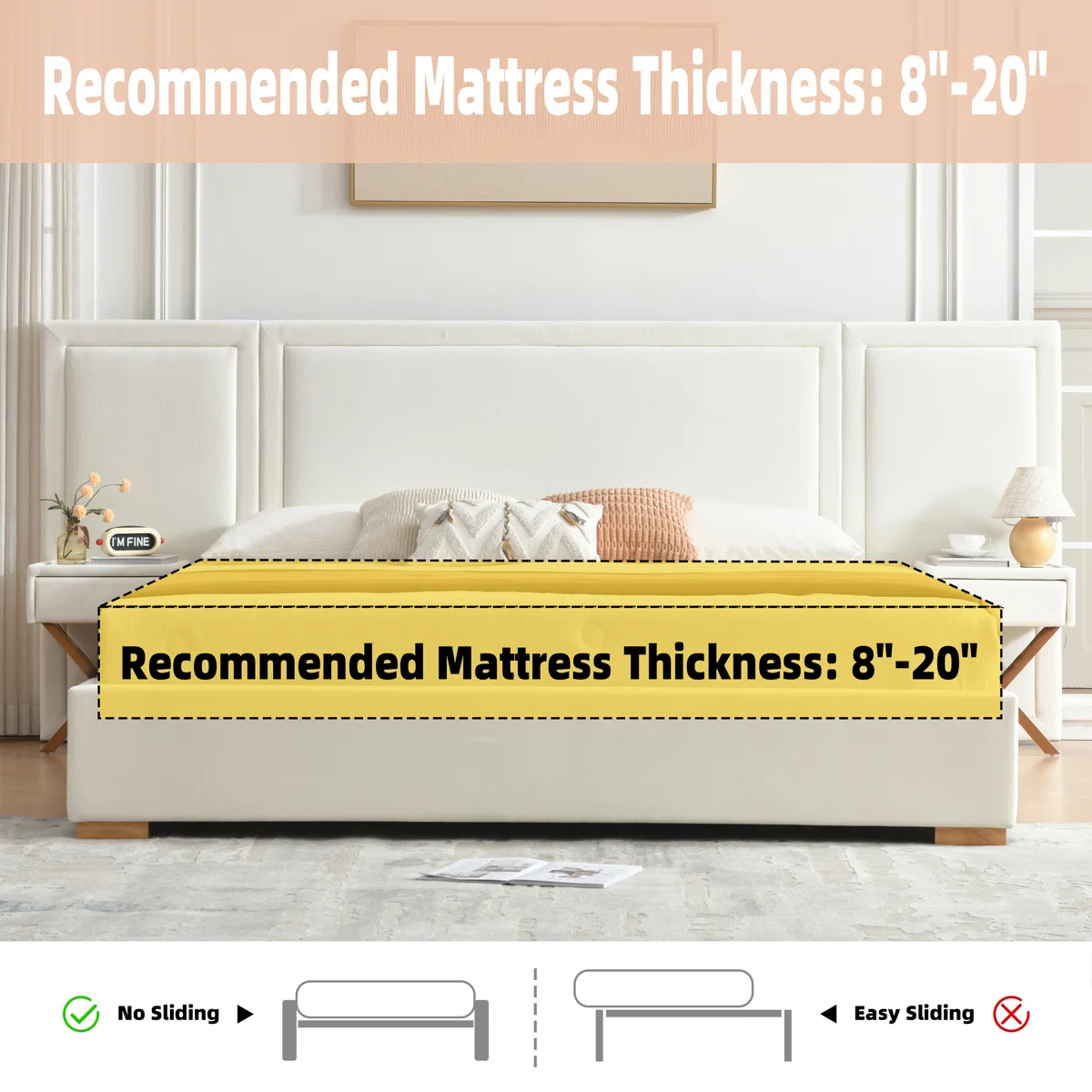 monarch king velvet storage bed with nightstands