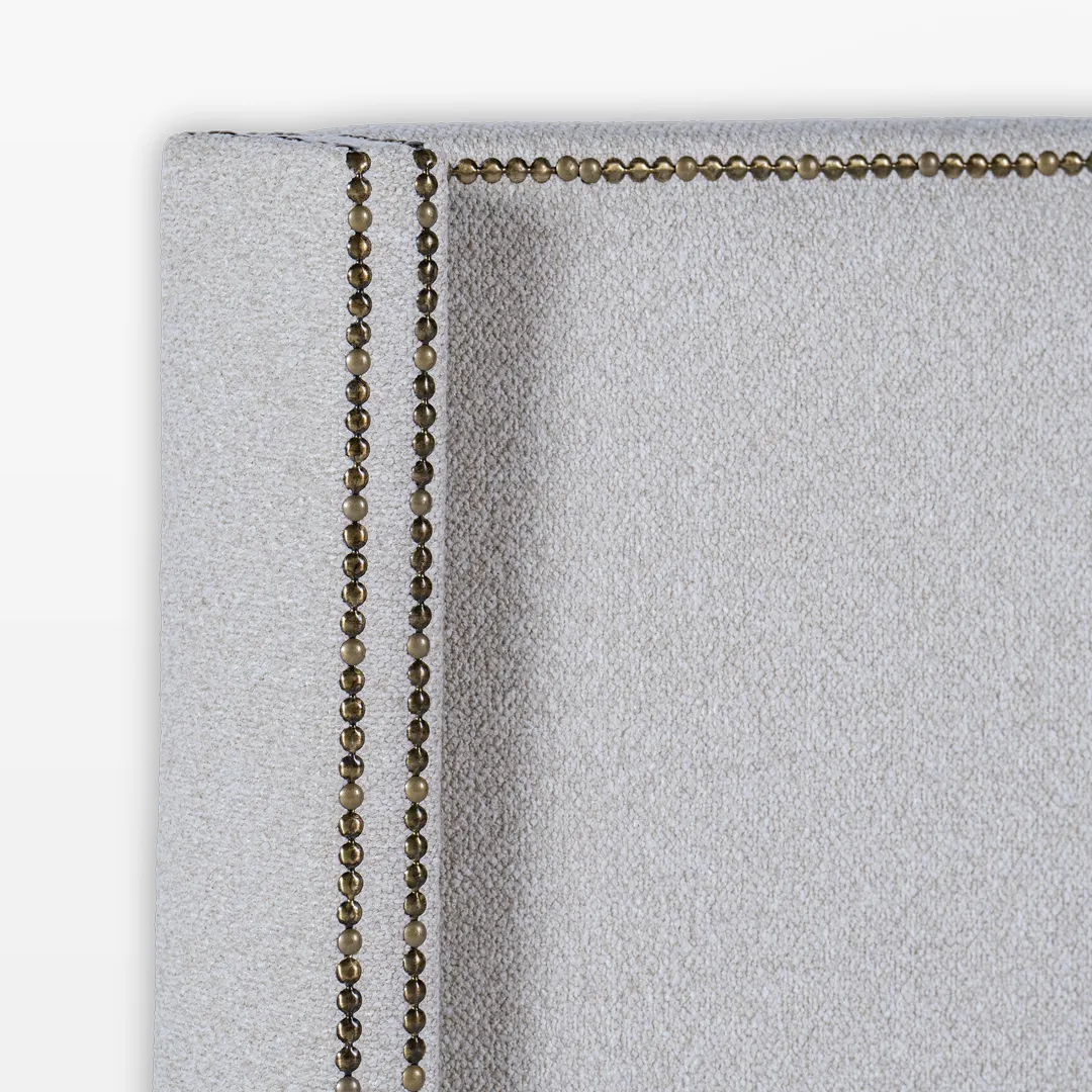 norma winged upholstered single bed vista with solid wood frame