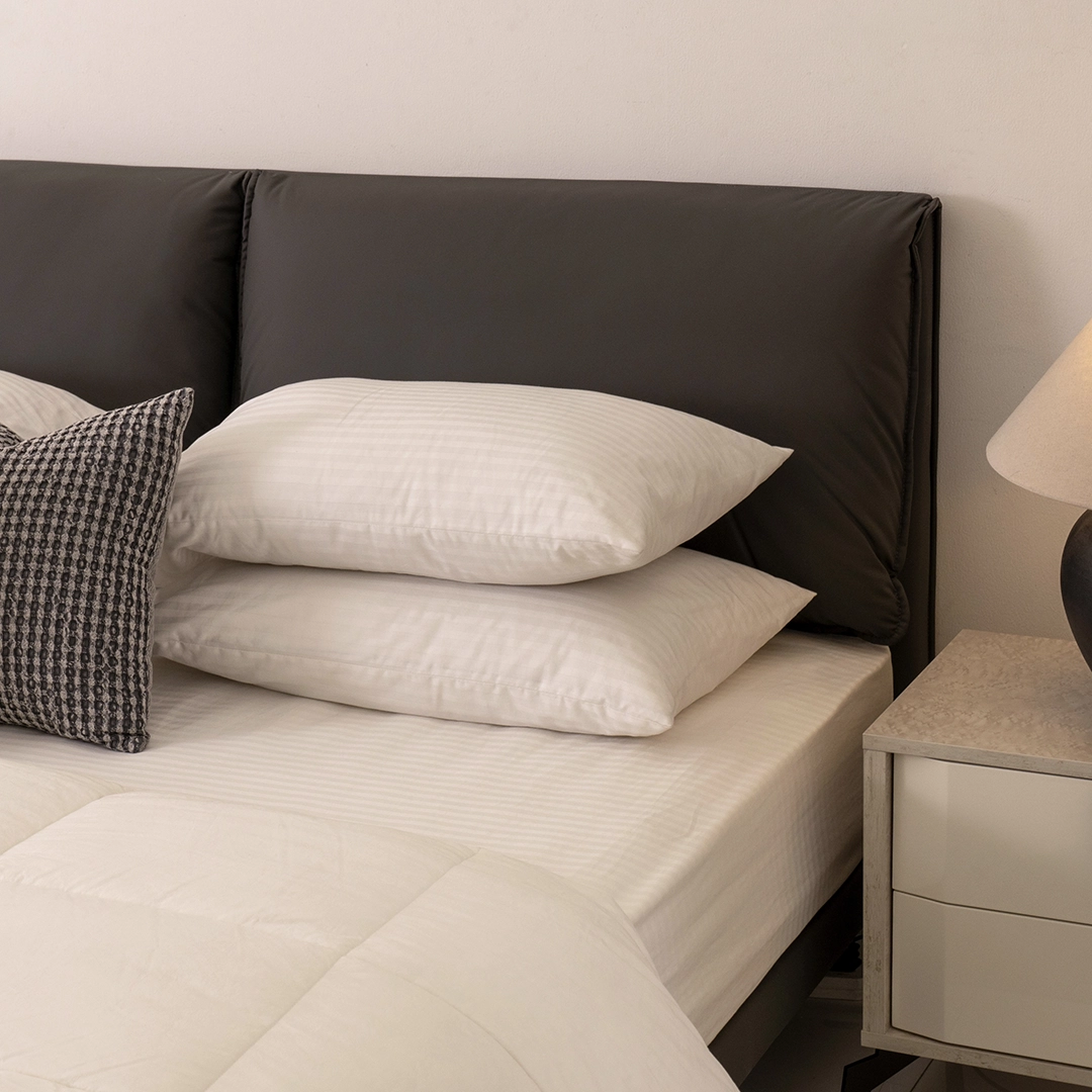 durable upholstered bed 182cm width 210cm depth modern fabric bed with 103cm headboard height