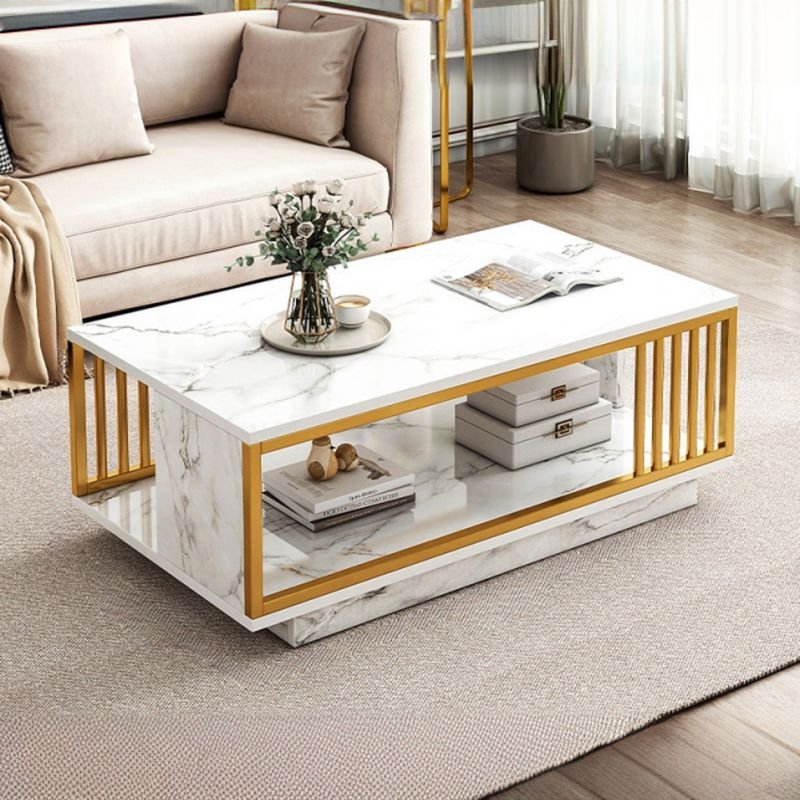 Minimalist Timber Square Accent Coffee Table.