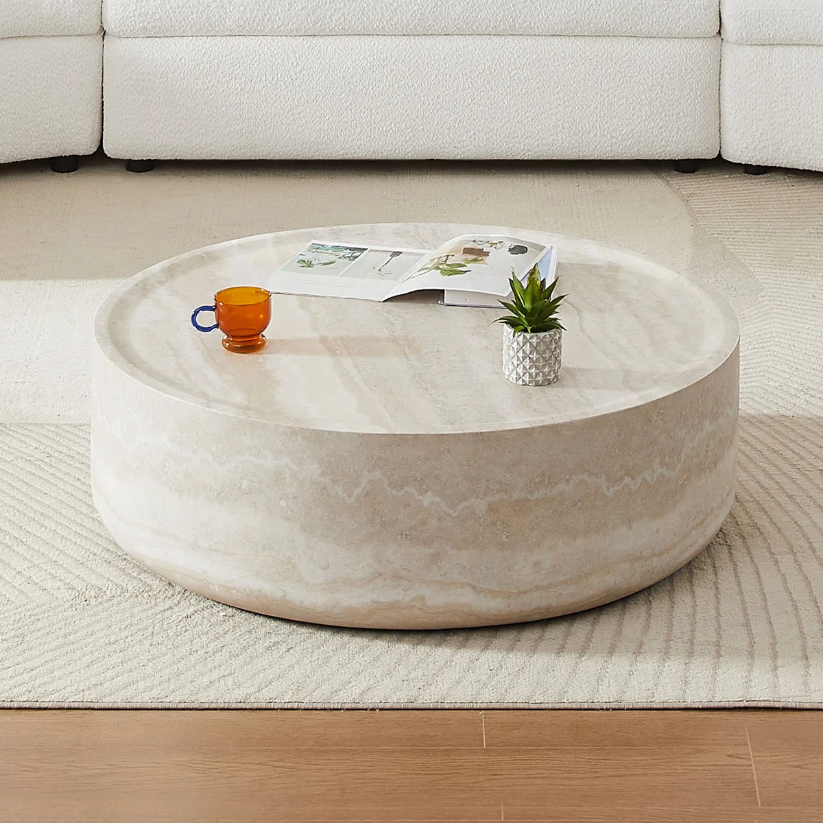 Aurelia Round Modern Coffee Table