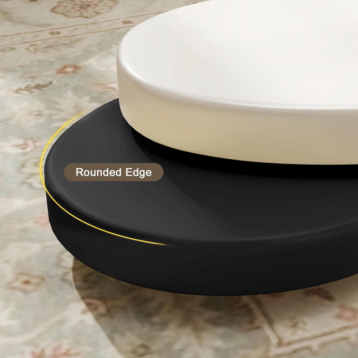 masek modern extendable rotating coffee table in cream style