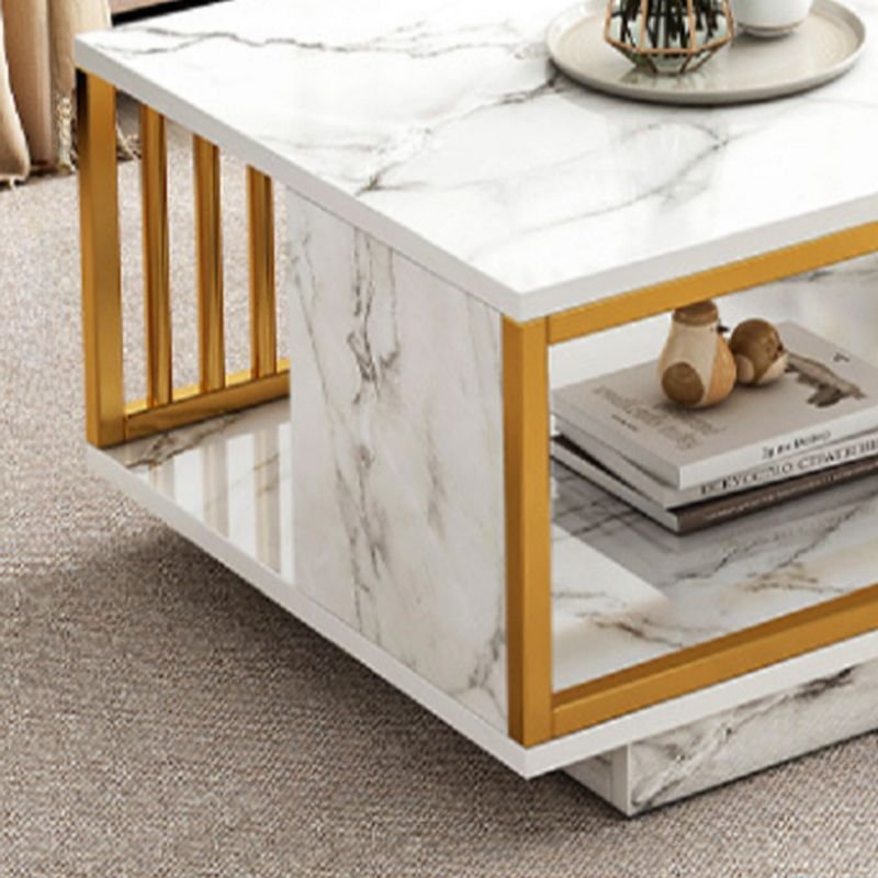 Minimalist Timber Square Accent Coffee Table.