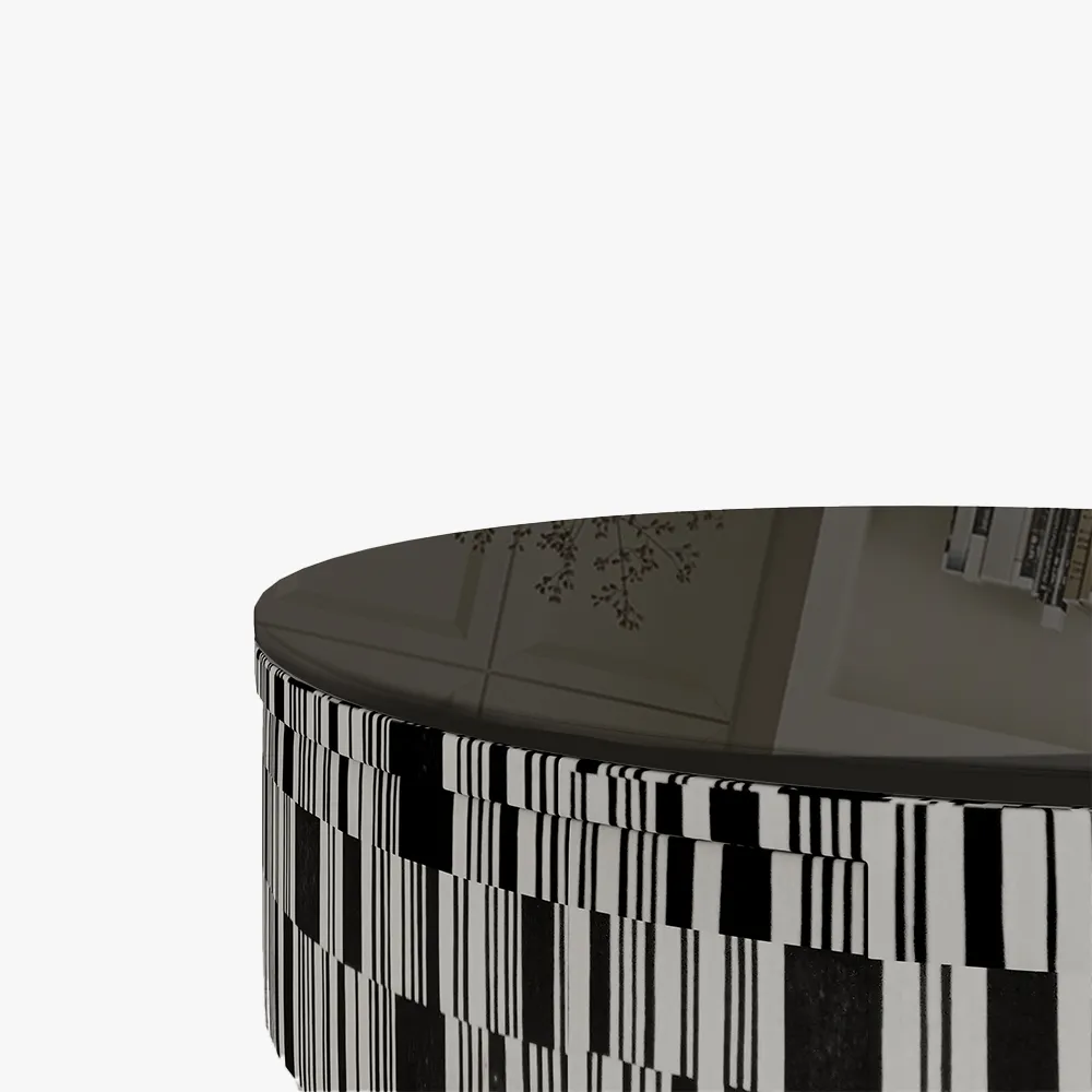 modern black coffee table with drawer