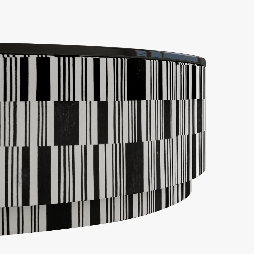 modern black coffee table with drawer