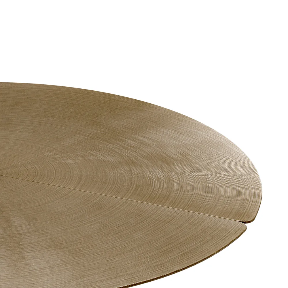 Round modern coffee table with ironwork construction, partial assembly required, 109 kg weight capacity