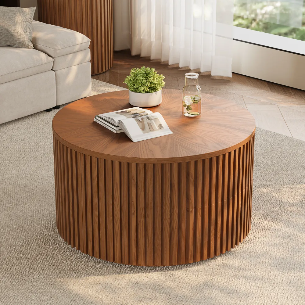Smart storage meets timeless walnut style—discover the Silva Coffee Table for modern living.