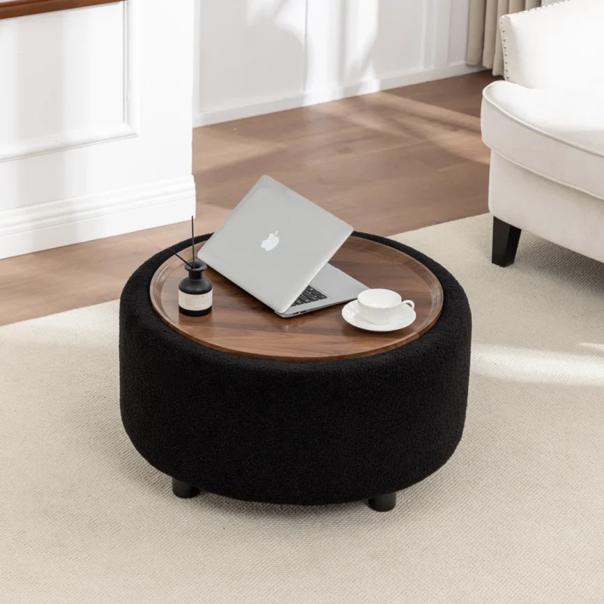 arden storage ottoman coffee table with removable lid