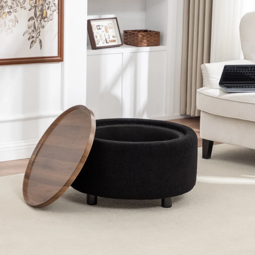 arden storage ottoman coffee table with removable lid