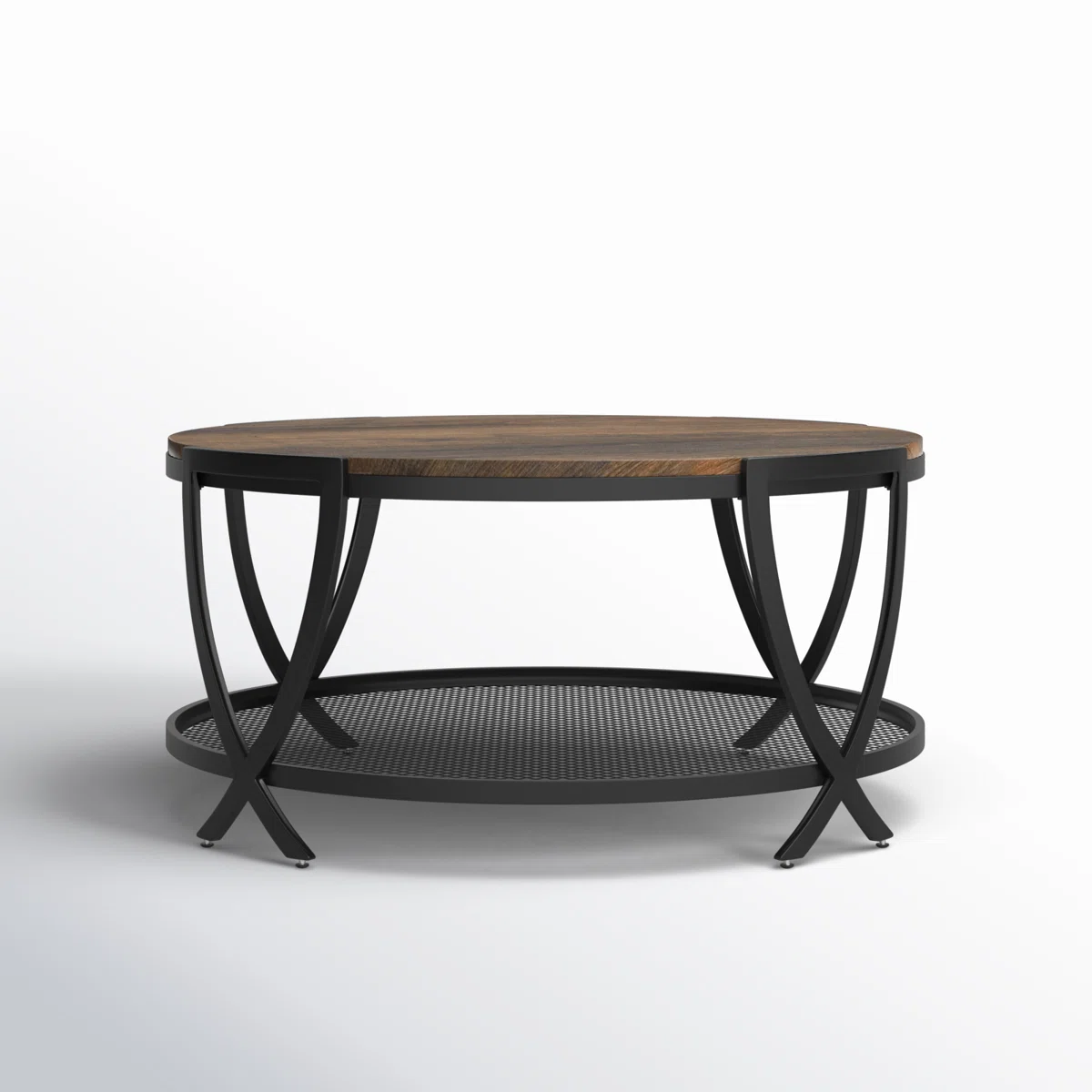 Minimalist oak coffee table with tapered legs and matte finish in a modern living room