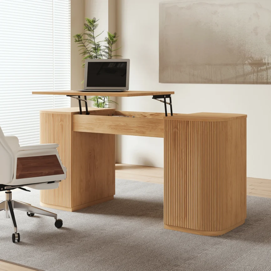 Work elevated. The Chicent Lift‑Top Desk combines modern design, ergonomic comfort, and smart storage for the ultimate office upgrade