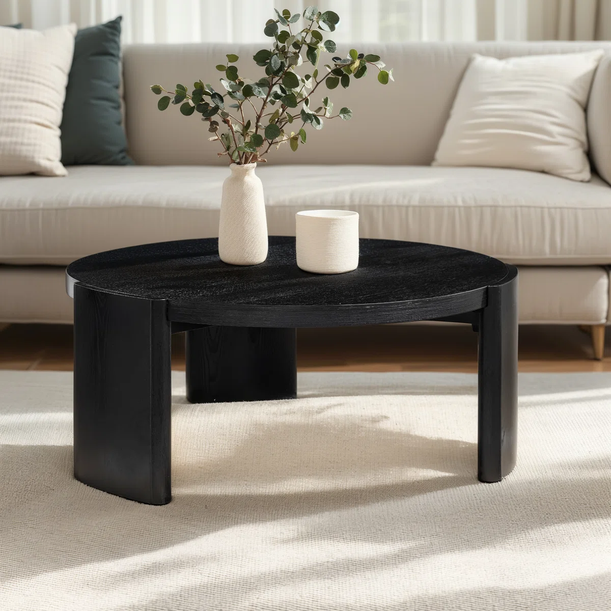 Modern Classic Round Side Coffee Table