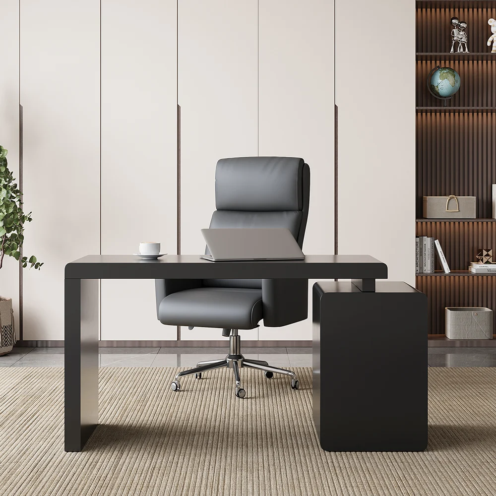 The Nexa Black 3-Drawer Writing Desk (120 cm) is a compact yet functional solution for modern workspaces
