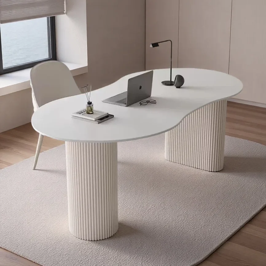 Arden Modern Computer Desk with sintered stone top