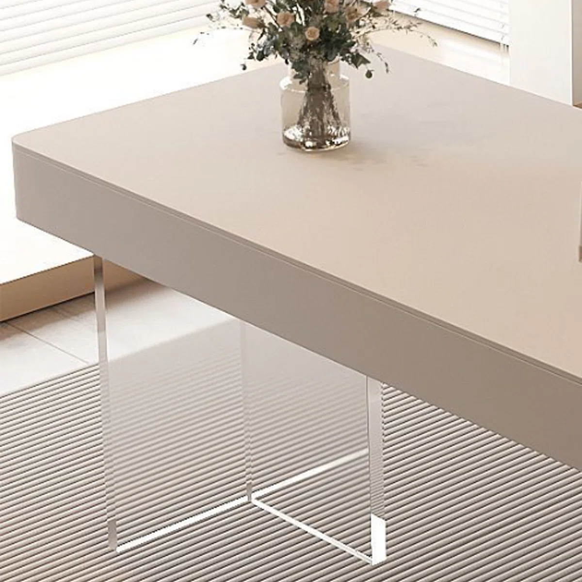 Aurea Modern Office Desk with granite top