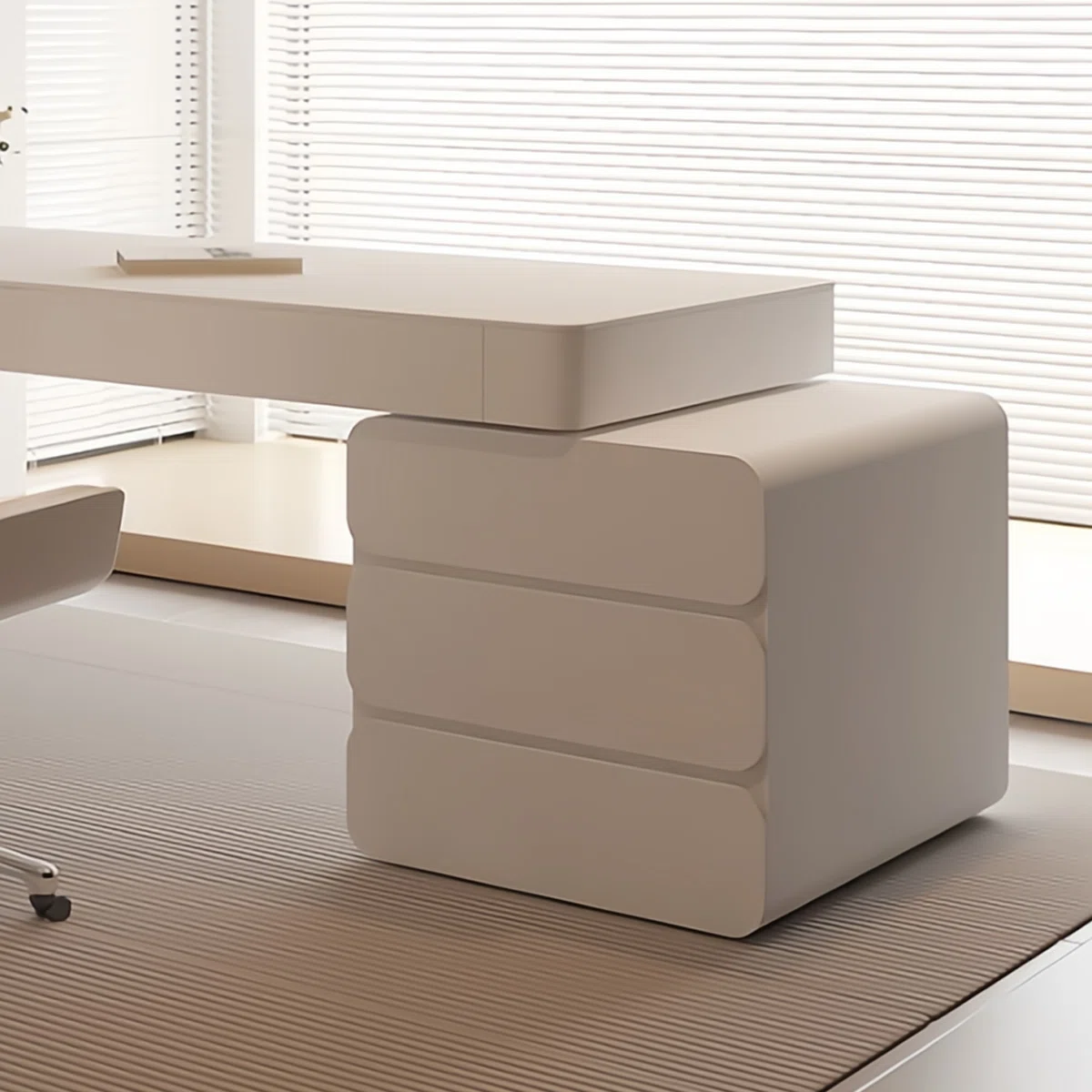 Aurea Modern Office Desk with granite top