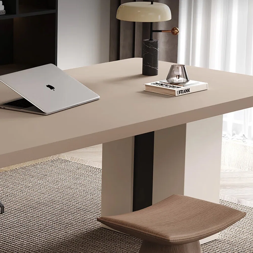 Nordica Minimalist Writing Desk with sintered stone top